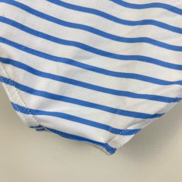 Jacadi Paris Blue Stripe Bow Bathing Suit 12 Months - Picture 7 of 7